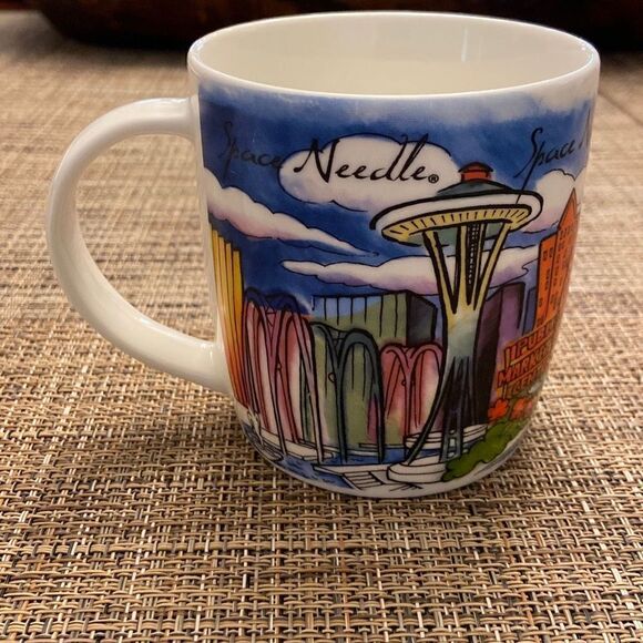 Seattle WA Space Needle Skyline Souvenir Gift Collection Coffee Mug 2015 - Picture 3 of 5